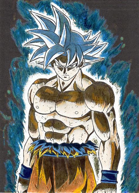 Mastered Ultra Instinct Goku By Avec Images Dessin Goku Images And