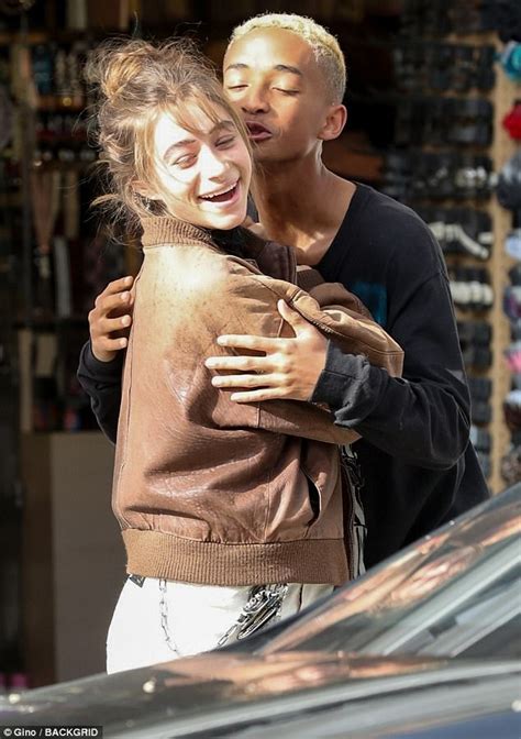 Jaden Smith Packs On The Pda With Girlfriend Odessa Adlo Daily Mail