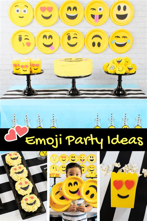 Emoji Party Ideas Michelles Party Plan It