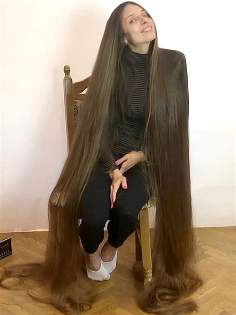 It's the kind of style that somehow manages to look chic from prep work in the shower to finishing touches, these rules of thumb give you the best way to straighten hair. VIDEO - Super silky floor length hair - RealRapunzels