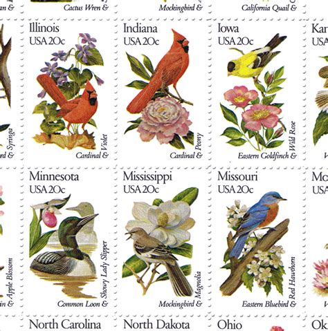 We did not find results for: 1982 US STATE BIRDS & FLOWERS Postage Stamp Sheet FULLY ...