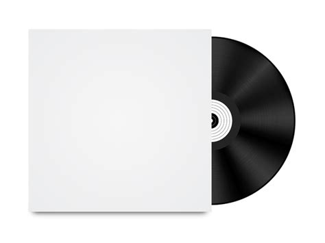 vinyl record template vector