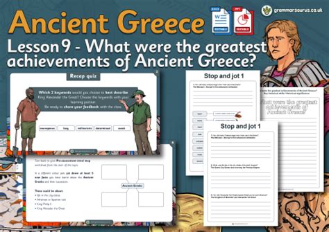Year 4 History Ancient Greece What Were The Greatest Achievements