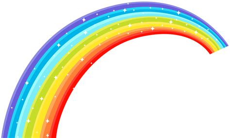 Light Rainbow Clip Art Rainbow Png Download 80004794 Free