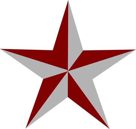 Red Star Png Transparent Image Download Size 756x720px