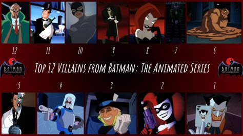 Top 12 Villains From Batman The Animated Series By Jjhatter On Deviantart