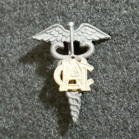 Wwi Us Army Medal Corps Anc Nurse Corps Officers Branch Collar Caduceus