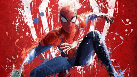 Spiderman Ps4 Art 2018 Wallpaperhd Games Wallpapers4k Wallpapers