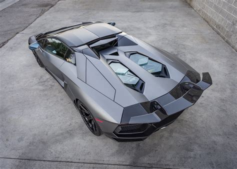 Gray Lamborghini Aventador Treated To Carbon Fiber — Gallery