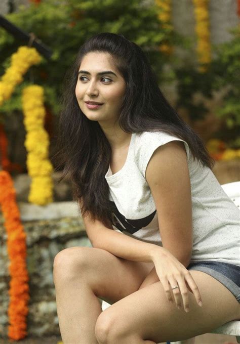 Cute Vyoma Nandi Seen In White T Shirt And Denim Shorts Indian Girls Villa Celebs Beauty