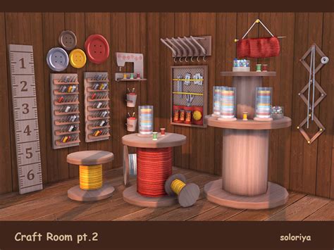 Soloriya Craft Room Part 2 Sims 4