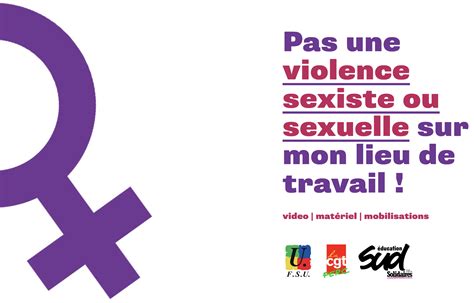 Pas Une Violence Sexiste Ou Sexuelle Sur Mon Lieu De Travail Stop Sexisme