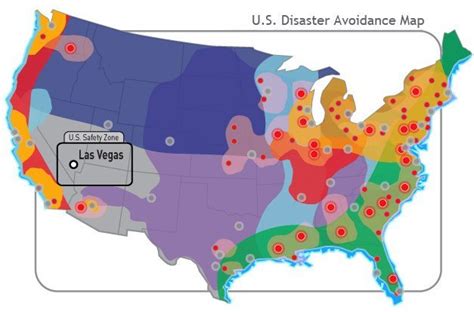 Las Vegas 1 Safest Cities In Usa From Natural Disaster