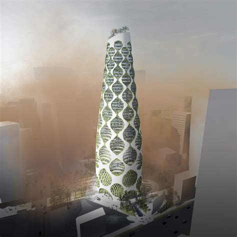 Vertical Oasis Building designed by FAAB|Skyscrapers
