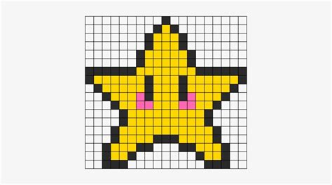 Pixel Art Grid Easy Star Harcrateremtettek