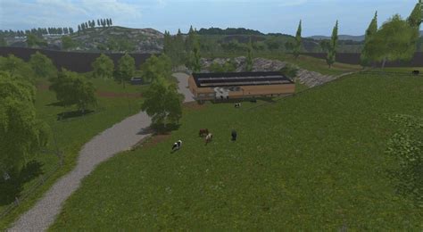 Fs17 Cowshed For Installation By Ge V 10 Fs 17 Buildings Mod Download
