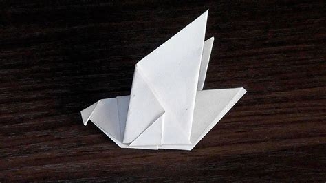 How To Make A Paper Dove Easy Origami For Beginners Youtube