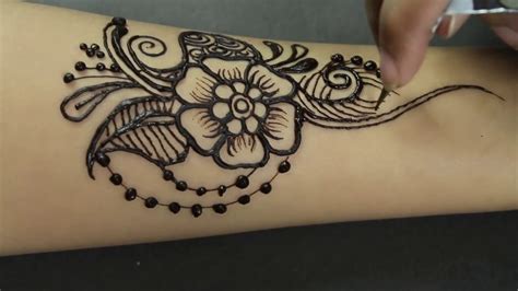 Easy Stylish Floral Mehndi Design Beautiful Arm Henna Mehndi Video