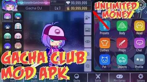 Gacha Club Mod Unlimited Money Youtube
