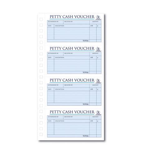 Challenge Petty Cash Book 280 X 141mm 200 Duplicate Slips 100080