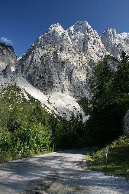 On The Way To Vrsic Pass In Julian Alps Slovenia Bled Slovenia