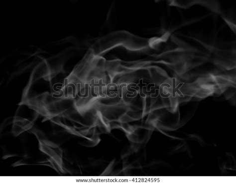 Texture White Smoke Black Background Stock Photo 412824595 Shutterstock