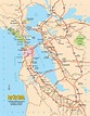 Asisbiz 0 Tourist Map San Francisco Bay Area North California Freeway ...