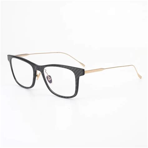 High Elasticity Carbon Fiber Frame Titanium Temple New Design Optical Eyeglasses Buy Carbon