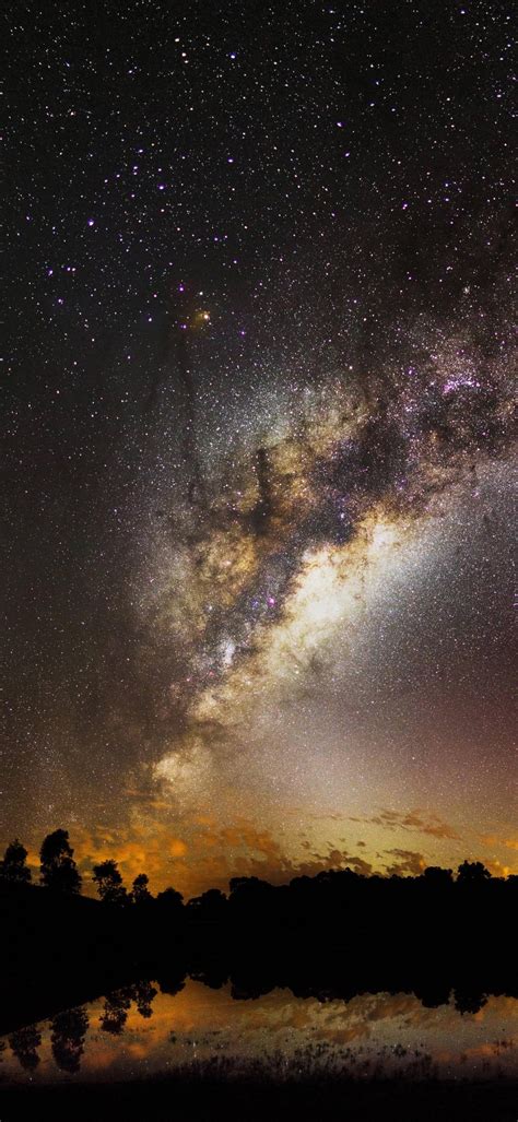 Milky Way Galaxy Stars Wallpaper 1080x2340 Samsung Galaxy M31 A50