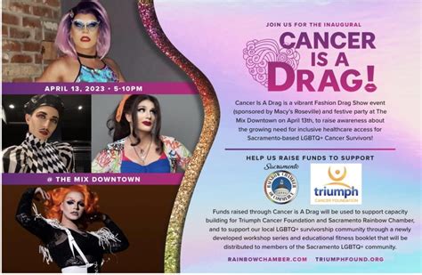 Cancer Is A Drag Triumph Cancer Foundation And Sacramento Rainbow