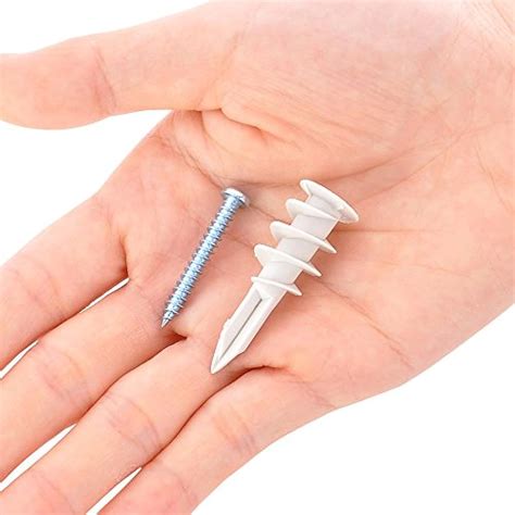 Drywall Anchor 100 Pack Hollow Wall Anchors With Screws Ebay