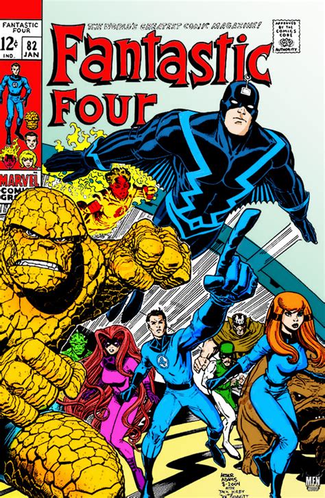 Fantastic Four 82 1969 Jack Kirby Rimagesofthe1960s