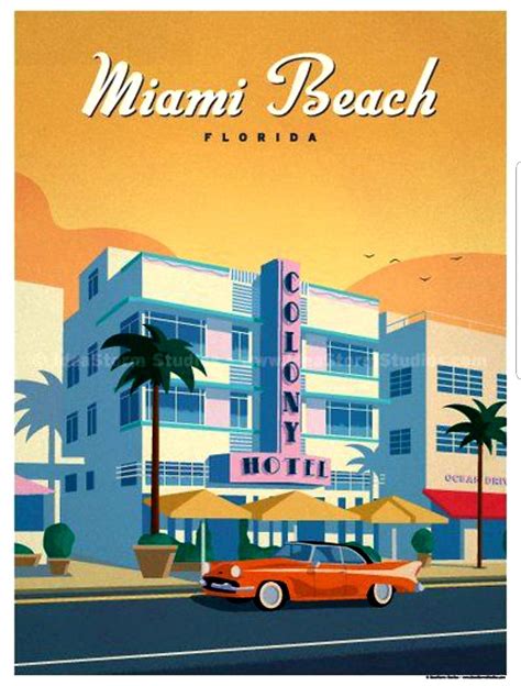 Cleveland Posters Miami Posters Philadelphia Poster Beach Posters