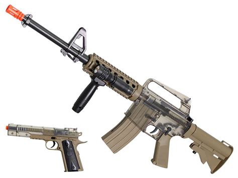 Colt M4a1 Ris Spring Gun Airsoft Kit Replicaairgunsca
