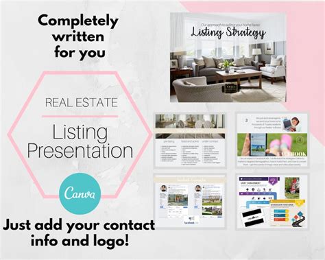 Listing Presentation Real Estate Marketing Seller Packet Etsy