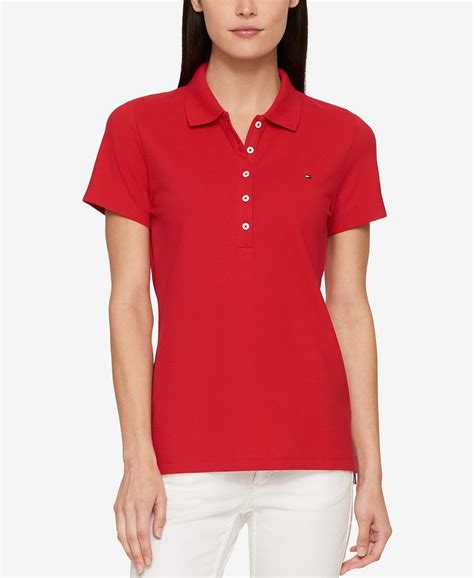 Tommy Hilfiger Core Polo Shirt Created For Macy S In Scarlet