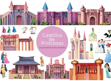 Las Recortables De Veva E Isabel Castillos De Princesas Recortables