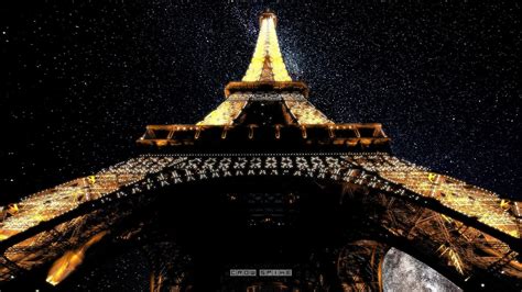 Paris Eiffel Tower At Night Hd Wallpaper Fullhdwpp Full Hd