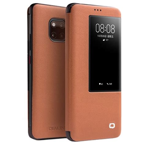 Huawei mate 50 pro expected to be launched in this country in december 2020. Etui en Cuir Huawei Mate 20 Pro Qialino Smart View - Marron
