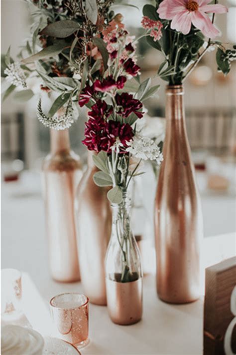 Wine Bottle Wedding Centerpieces Wedding Wine Bottles Flower Centerpieces Centerpiece Ideas