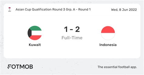 live score indonesia vs kuwait