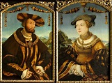 16th Century: Portrait Wilhelm IV of Bavaria and his wife Jacoba of ...