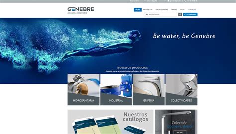 Genebre actualiza su portal web Equipamiento para baño