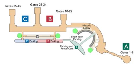 Reagan National Airport Map