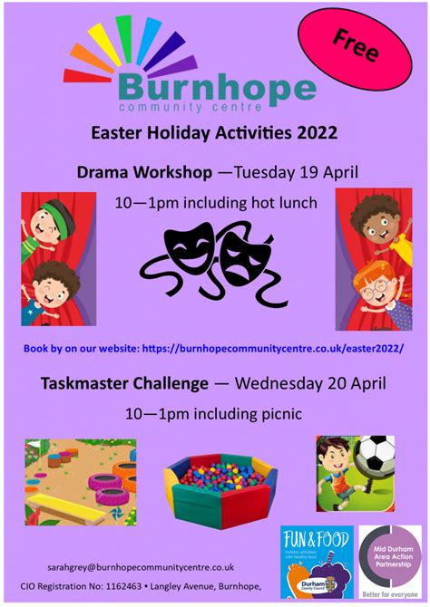 Easter Holiday Activities 2022