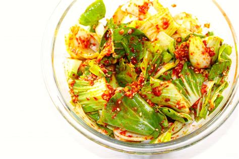 The BEST and Easiest Korean Bok Choy Kimchi! - Explore Cook Eat