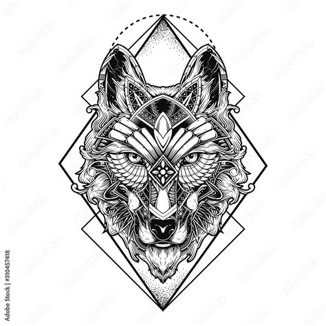 Aggregate 95 About Geometric Wolf Tattoo Design Latest Indaotaonec