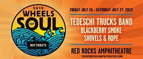 Tedeschi Trucks Band Tickets 27th July Red Rocks Amphitheatre