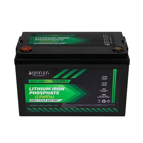 Lifepo4 12v 100ah Lithium Battery Bonnen Battery