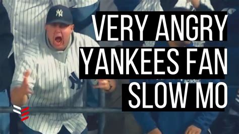 Very Angry Yankees Fan Slow Motion Baseball Highlights New York